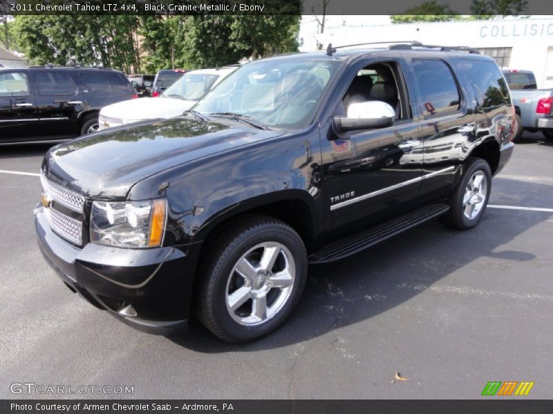 Black Granite Metallic / Ebony 2011 Chevrolet Tahoe LTZ 4x4