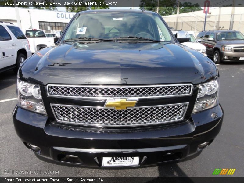 Black Granite Metallic / Ebony 2011 Chevrolet Tahoe LTZ 4x4