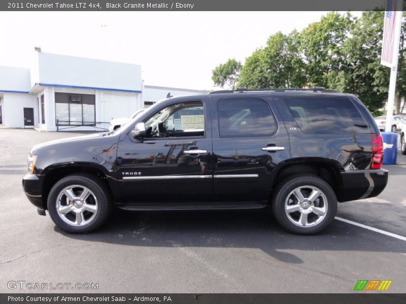 Black Granite Metallic / Ebony 2011 Chevrolet Tahoe LTZ 4x4