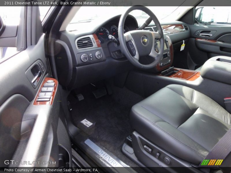 Black Granite Metallic / Ebony 2011 Chevrolet Tahoe LTZ 4x4