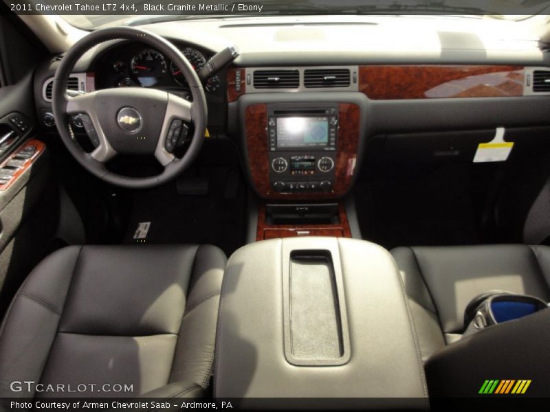Black Granite Metallic / Ebony 2011 Chevrolet Tahoe LTZ 4x4
