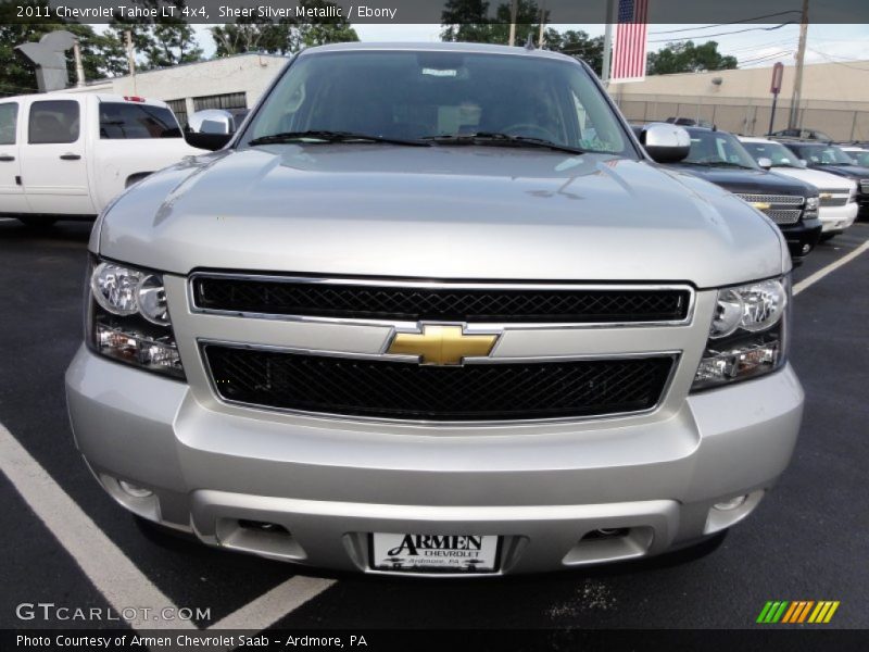 Sheer Silver Metallic / Ebony 2011 Chevrolet Tahoe LT 4x4