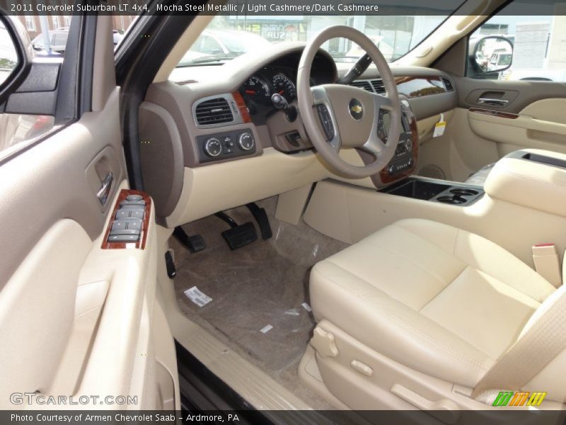 Mocha Steel Metallic / Light Cashmere/Dark Cashmere 2011 Chevrolet Suburban LT 4x4