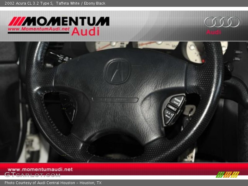 Taffeta White / Ebony Black 2002 Acura CL 3.2 Type S