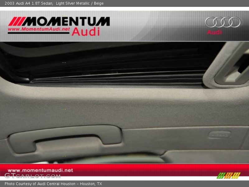 Light Silver Metallic / Beige 2003 Audi A4 1.8T Sedan