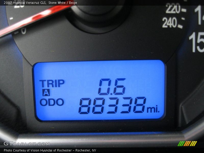 Stone White / Beige 2007 Hyundai Veracruz GLS