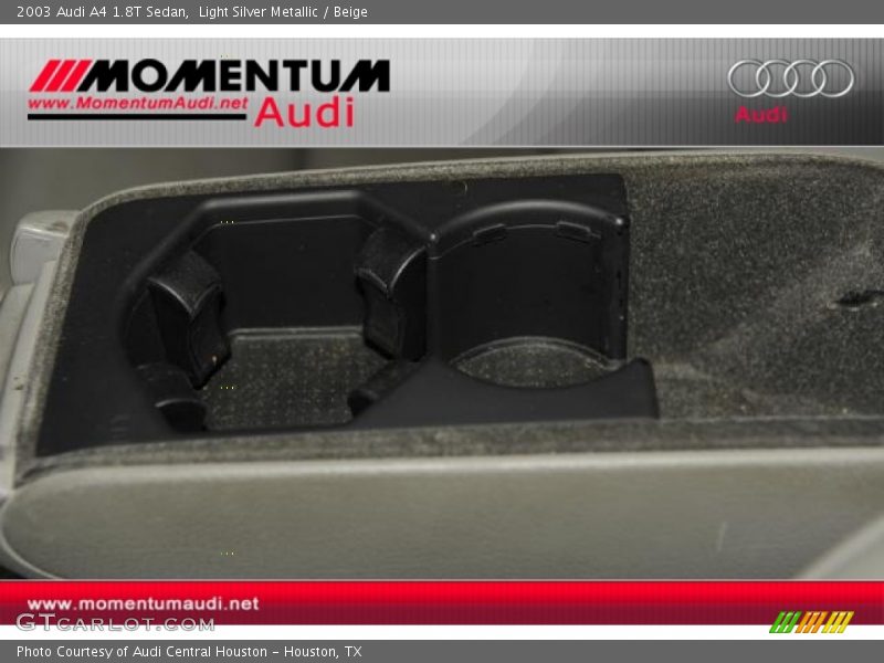 Light Silver Metallic / Beige 2003 Audi A4 1.8T Sedan