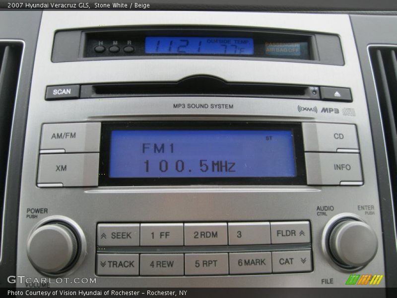 Stone White / Beige 2007 Hyundai Veracruz GLS