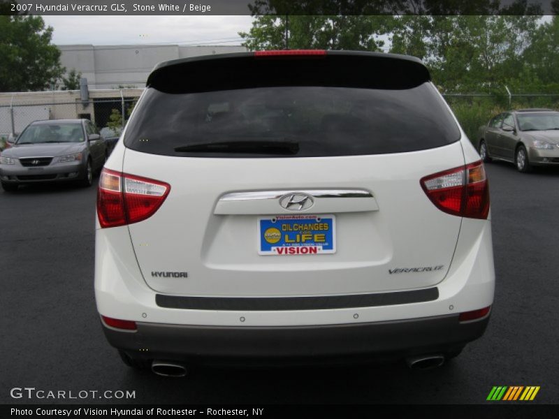 Stone White / Beige 2007 Hyundai Veracruz GLS