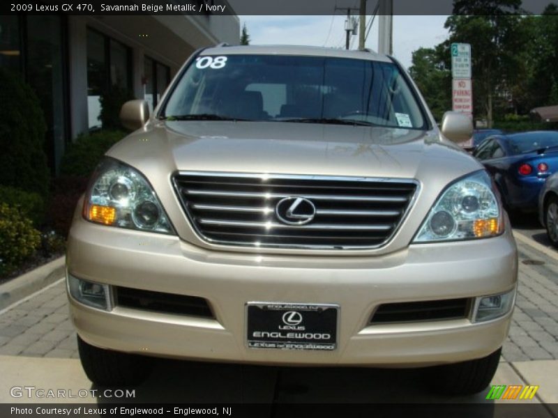 Savannah Beige Metallic / Ivory 2009 Lexus GX 470