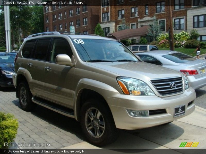 Savannah Beige Metallic / Ivory 2009 Lexus GX 470