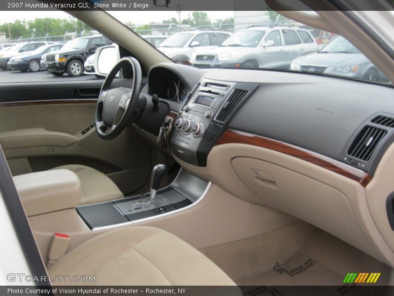 Stone White / Beige 2007 Hyundai Veracruz GLS