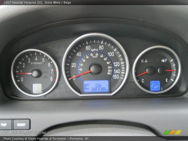 Stone White / Beige 2007 Hyundai Veracruz GLS