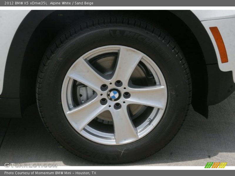 Alpine White / Sand Beige 2012 BMW X5 xDrive35i