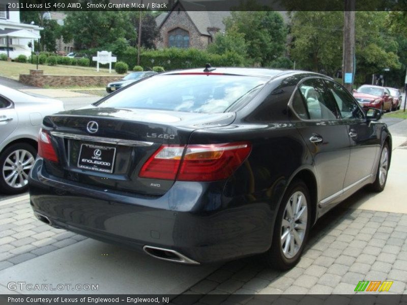 Smoky Granite Mica / Black 2011 Lexus LS 460 AWD