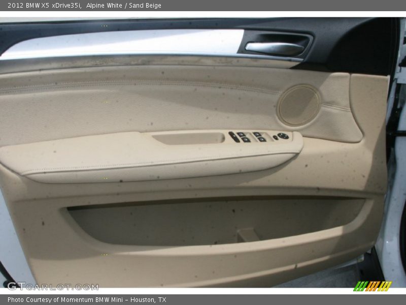 Alpine White / Sand Beige 2012 BMW X5 xDrive35i