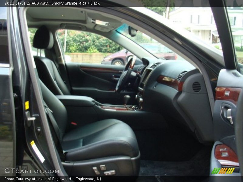 Smoky Granite Mica / Black 2011 Lexus LS 460 AWD