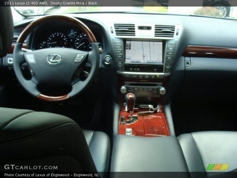 Smoky Granite Mica / Black 2011 Lexus LS 460 AWD