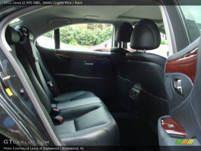 Smoky Granite Mica / Black 2011 Lexus LS 460 AWD