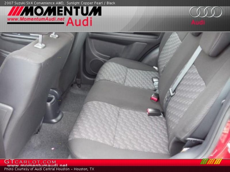 Sunlight Copper Pearl / Black 2007 Suzuki SX4 Convenience AWD