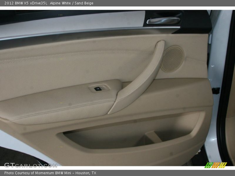 Alpine White / Sand Beige 2012 BMW X5 xDrive35i