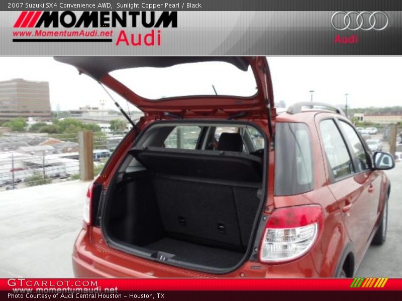 Sunlight Copper Pearl / Black 2007 Suzuki SX4 Convenience AWD