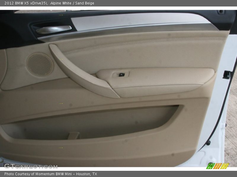 Alpine White / Sand Beige 2012 BMW X5 xDrive35i