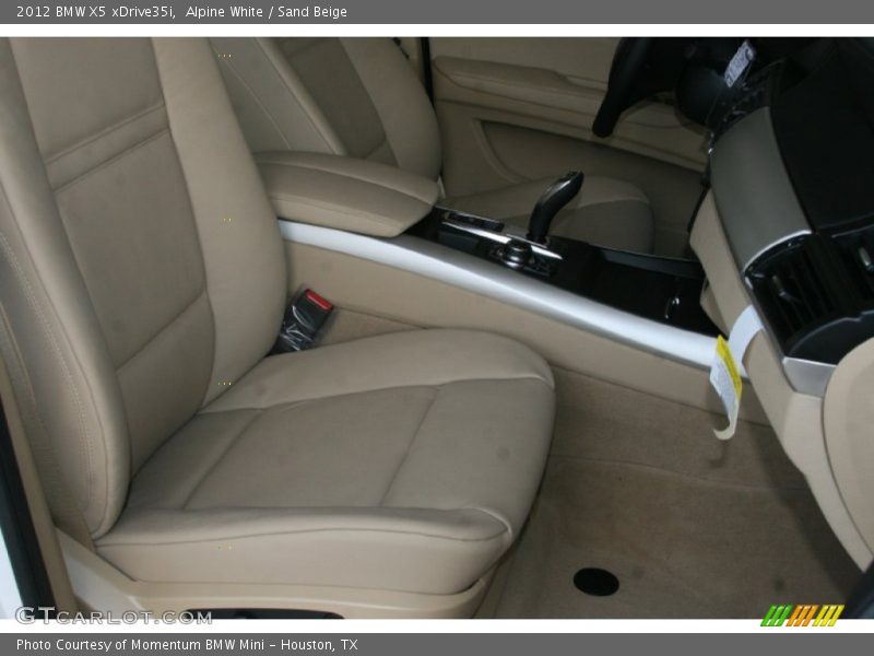 Alpine White / Sand Beige 2012 BMW X5 xDrive35i