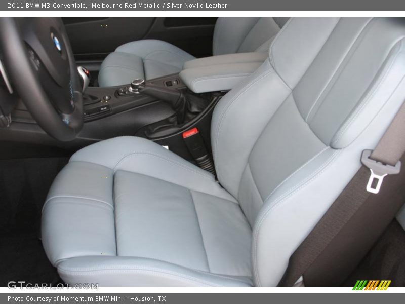  2011 M3 Convertible Silver Novillo Leather Interior