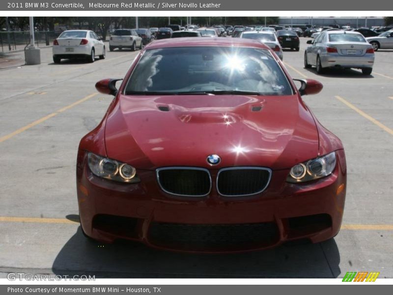 Melbourne Red Metallic / Silver Novillo Leather 2011 BMW M3 Convertible