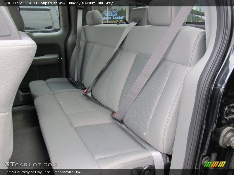 Black / Medium Flint Grey 2008 Ford F150 XLT SuperCab 4x4