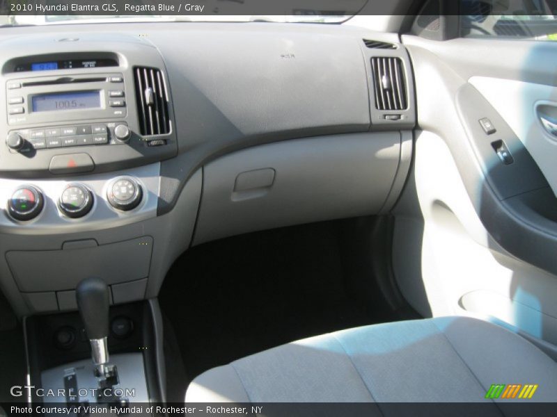 Regatta Blue / Gray 2010 Hyundai Elantra GLS