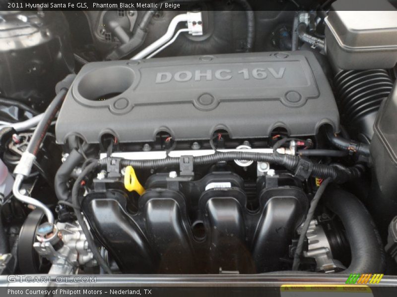  2011 Santa Fe GLS Engine - 2.4 Liter DOHC 16-Valve VVT 4 Cylinder