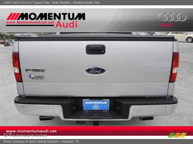 Silver Metallic / Medium/Dark Flint 2007 Ford F150 XLT SuperCrew