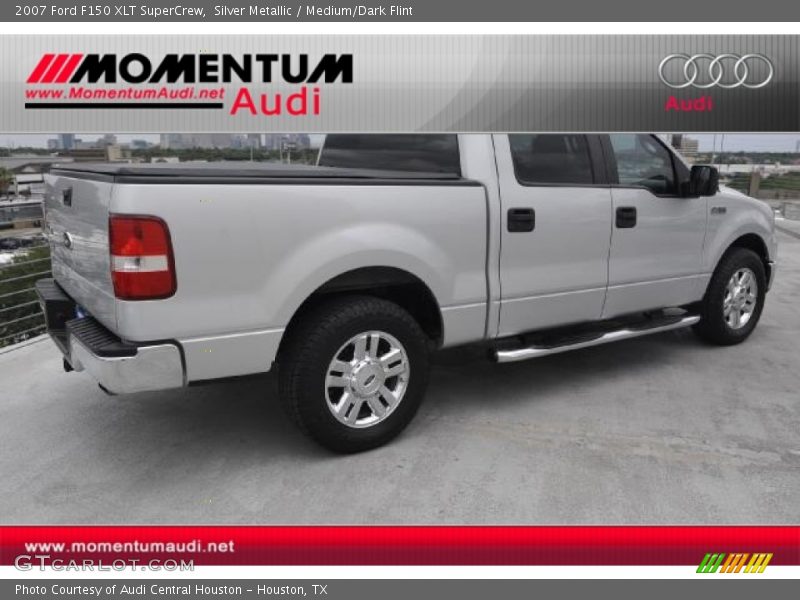 Silver Metallic / Medium/Dark Flint 2007 Ford F150 XLT SuperCrew