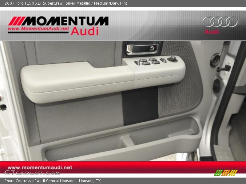 Silver Metallic / Medium/Dark Flint 2007 Ford F150 XLT SuperCrew