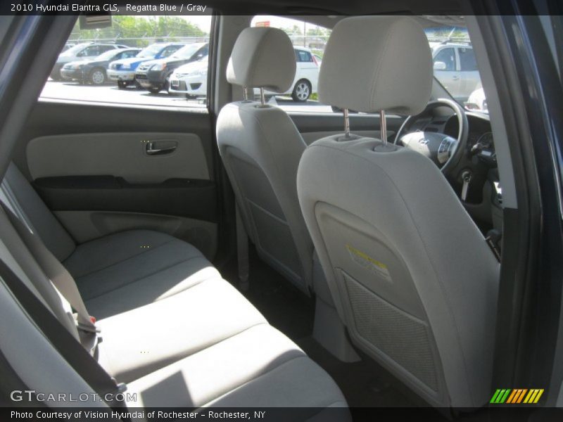 Regatta Blue / Gray 2010 Hyundai Elantra GLS