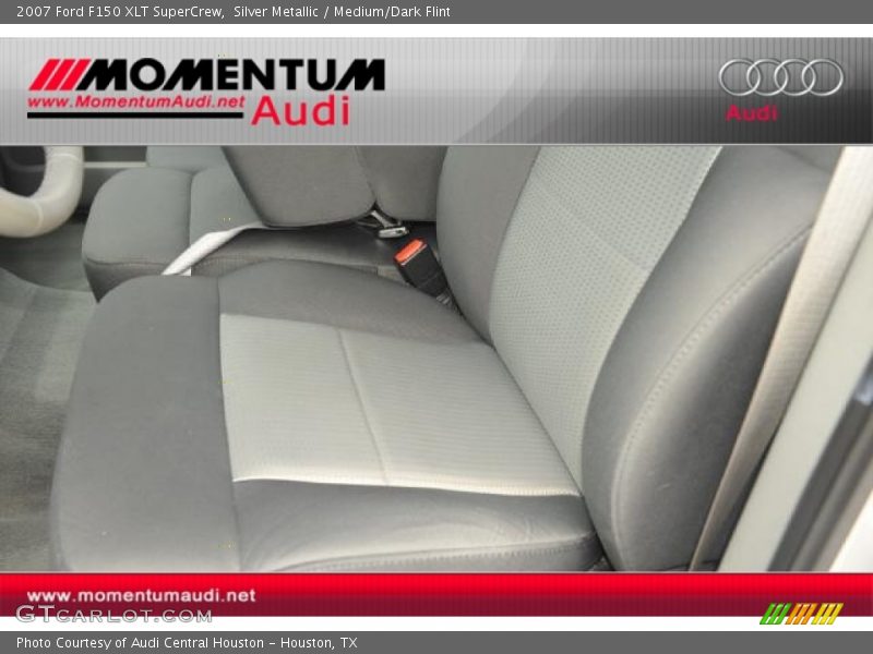 Silver Metallic / Medium/Dark Flint 2007 Ford F150 XLT SuperCrew