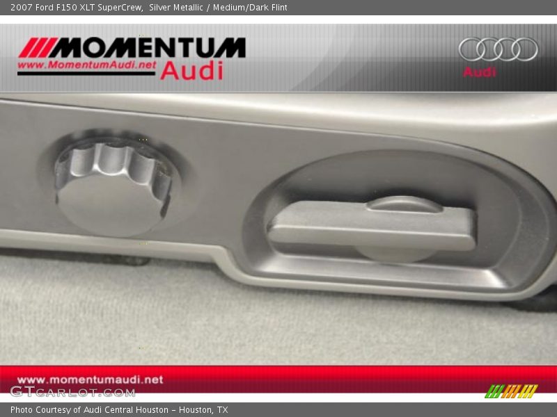 Silver Metallic / Medium/Dark Flint 2007 Ford F150 XLT SuperCrew