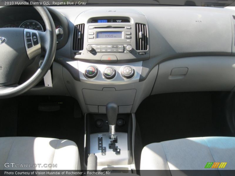 Regatta Blue / Gray 2010 Hyundai Elantra GLS
