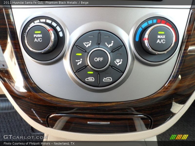 Controls of 2011 Santa Fe GLS