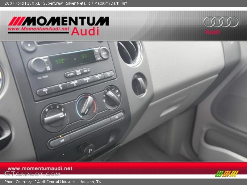 Silver Metallic / Medium/Dark Flint 2007 Ford F150 XLT SuperCrew