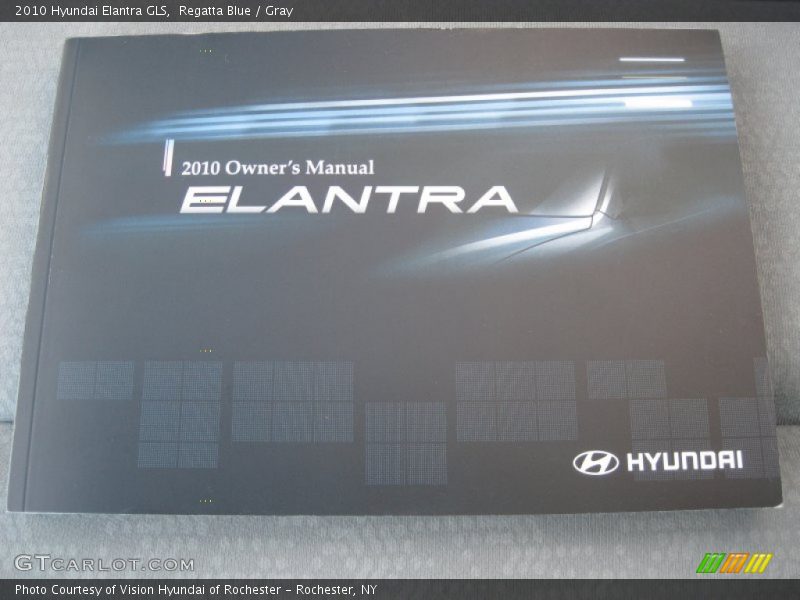 Regatta Blue / Gray 2010 Hyundai Elantra GLS