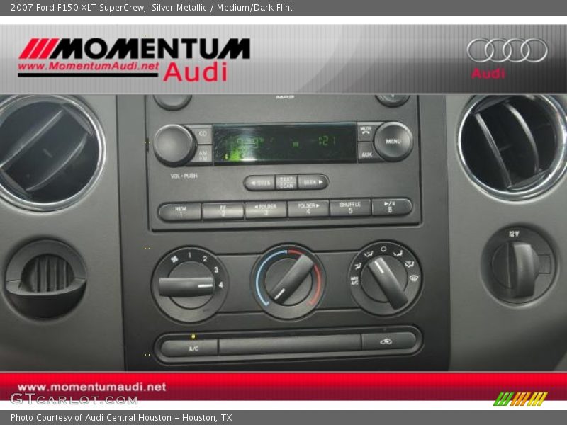 Silver Metallic / Medium/Dark Flint 2007 Ford F150 XLT SuperCrew