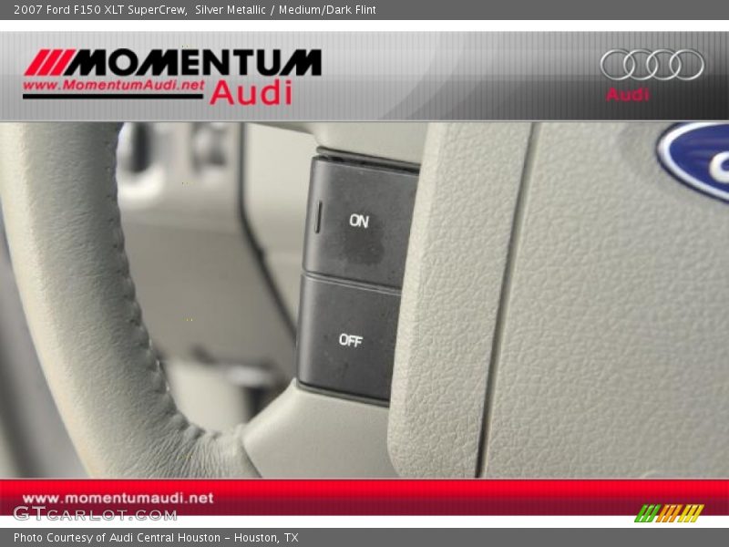 Silver Metallic / Medium/Dark Flint 2007 Ford F150 XLT SuperCrew
