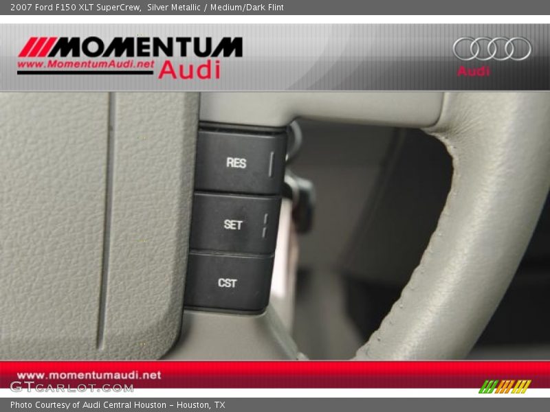 Silver Metallic / Medium/Dark Flint 2007 Ford F150 XLT SuperCrew