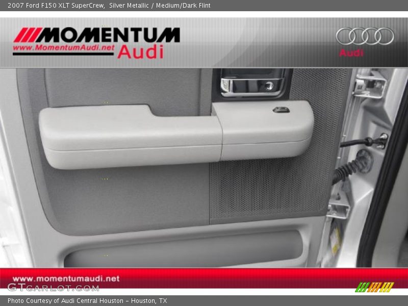 Silver Metallic / Medium/Dark Flint 2007 Ford F150 XLT SuperCrew
