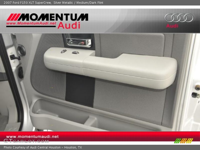 Silver Metallic / Medium/Dark Flint 2007 Ford F150 XLT SuperCrew