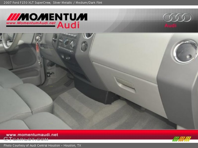 Silver Metallic / Medium/Dark Flint 2007 Ford F150 XLT SuperCrew