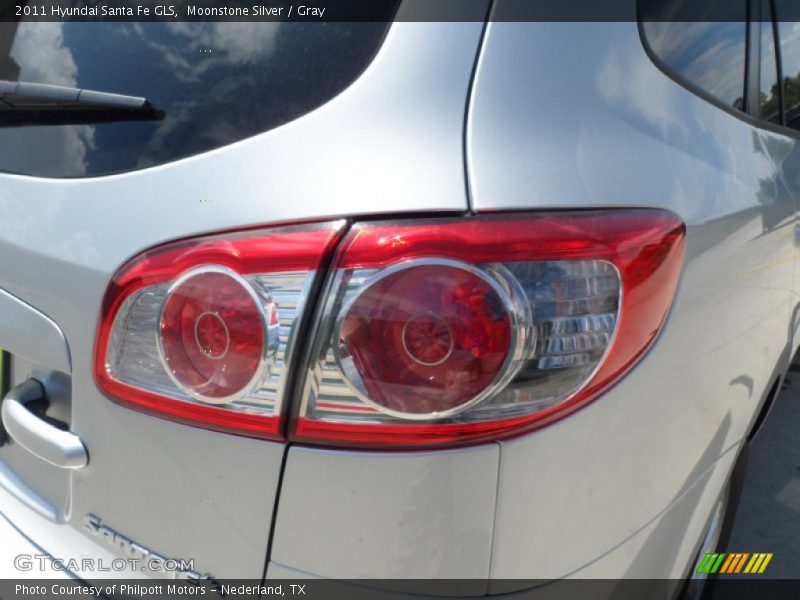 Moonstone Silver / Gray 2011 Hyundai Santa Fe GLS